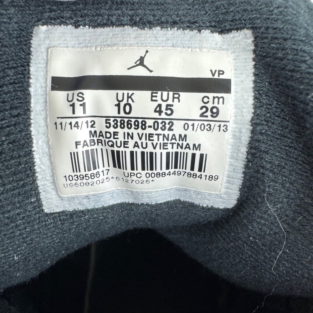 Nike Jordan Basketball Sneakers Shoes 538698-032 SC-1 Sz 11 Black Orange Gray - Picture 9 of 15